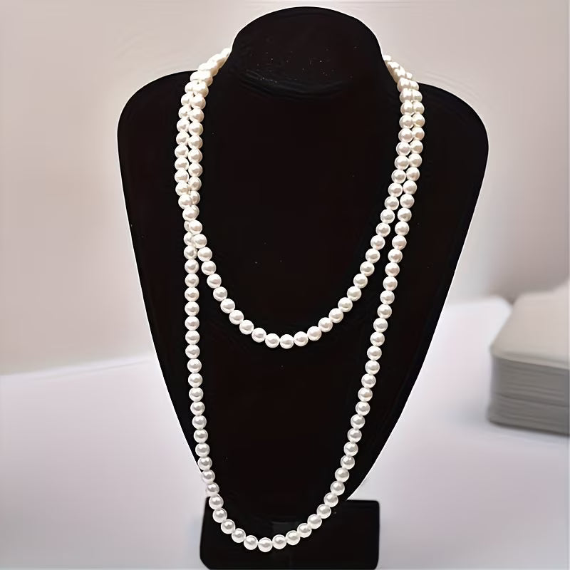 Collana di perle doppie senza tempo