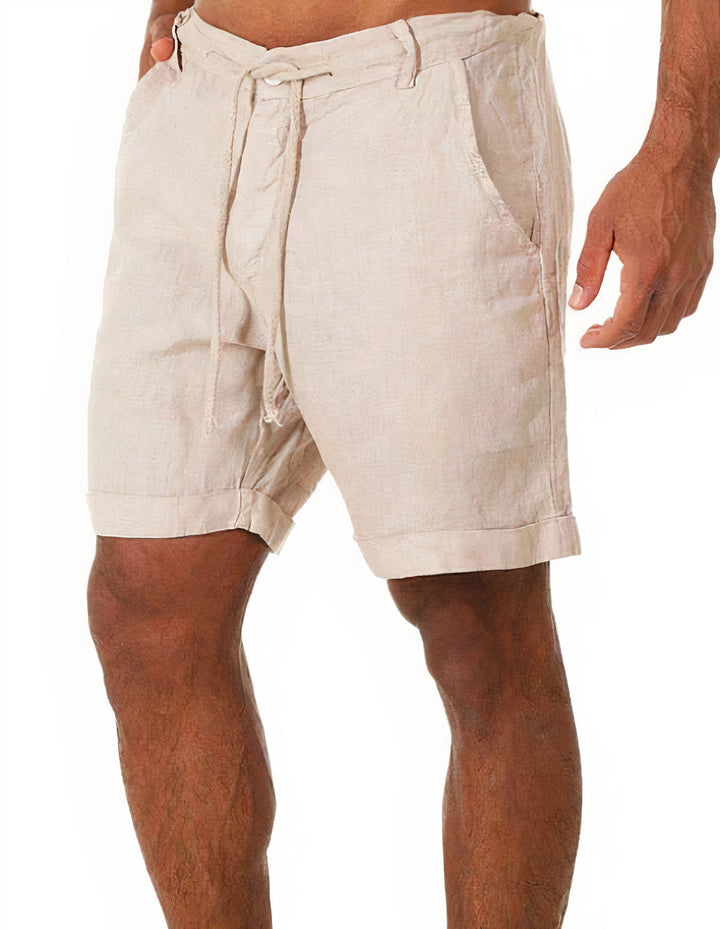 Shorts d'été en lin