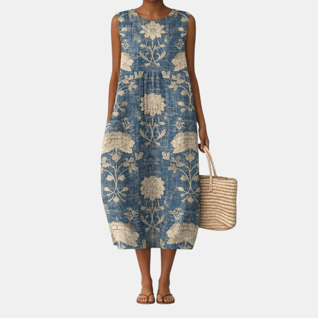 Aurora™ | Robe midi classique à fleurs