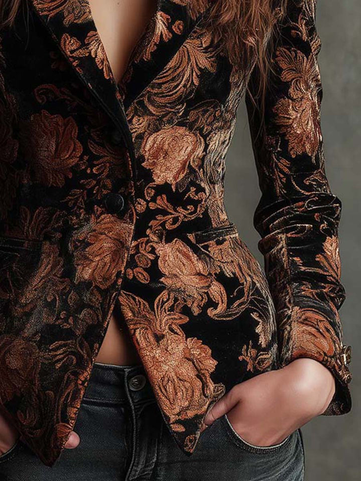 Celeste - Blazer mit floralem Muster