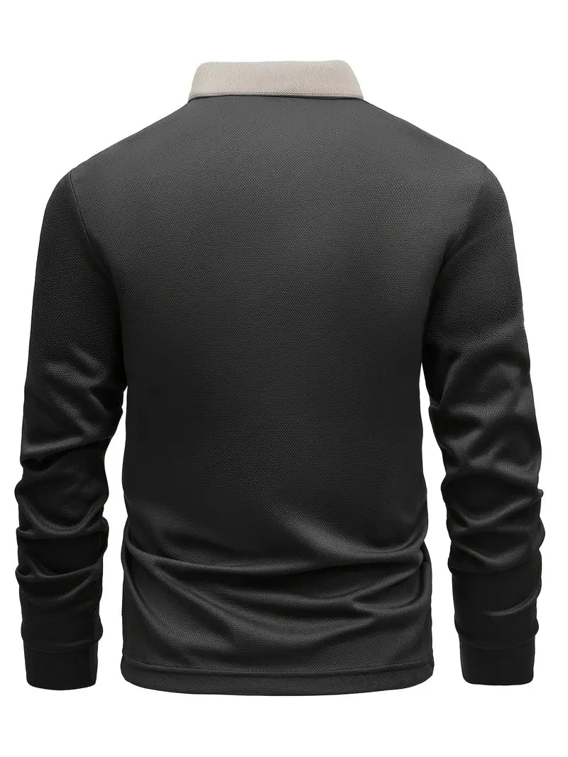 Leichter Polo-Pullover