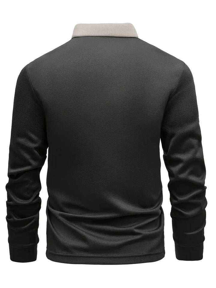 Leichter Polo-Pullover