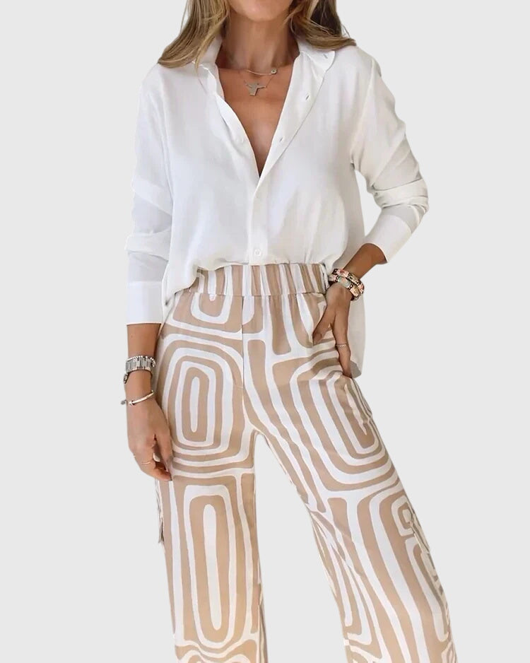 Emilia™ | Stilvolle Hose + Kostenlose Bluse & Gürtel