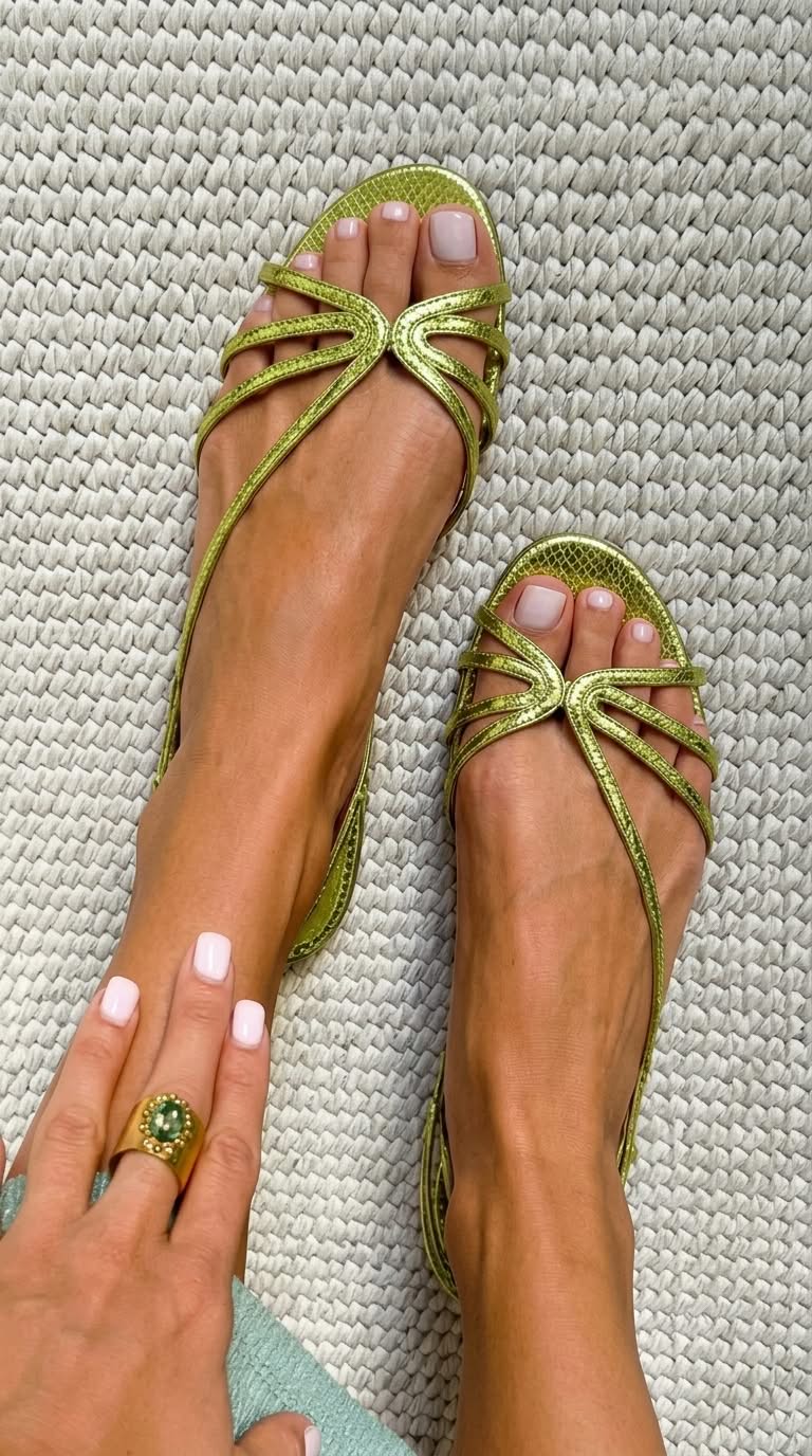 Camille™ | Sandali dorati, eleganza estiva