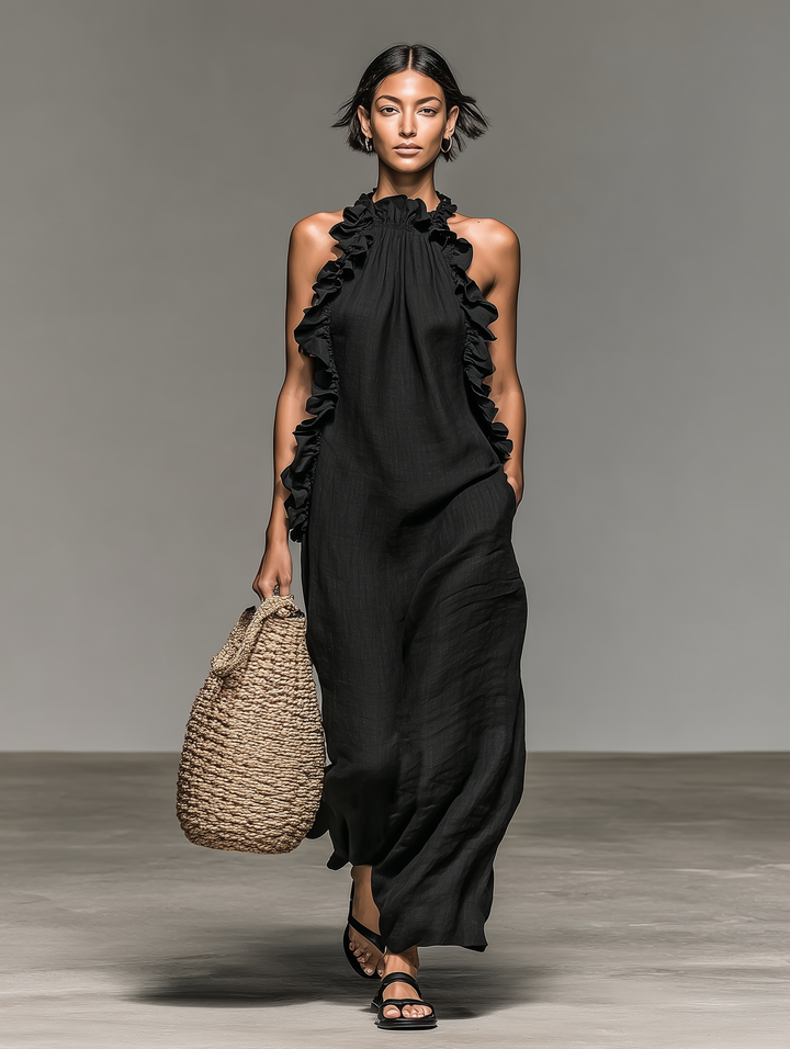 Lora | Maxi abito con tasche