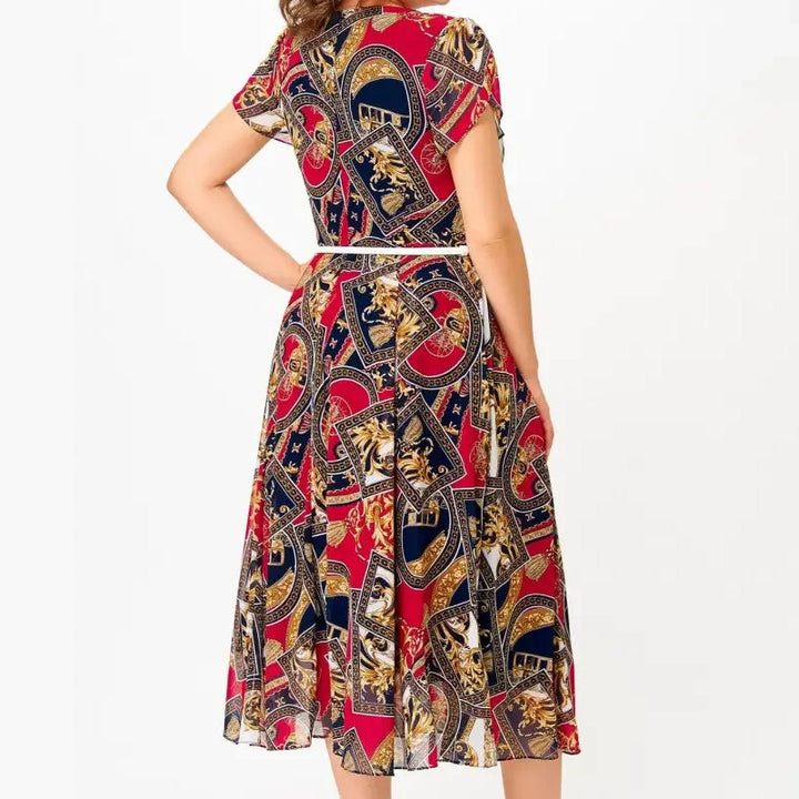 Nina I A-Linien Chiffonkleid im Vintage-Stil