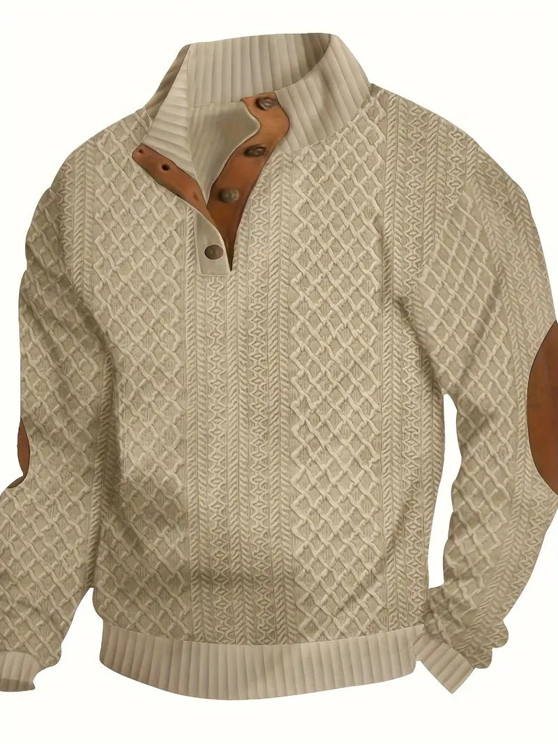 Élégant pull boutonné
