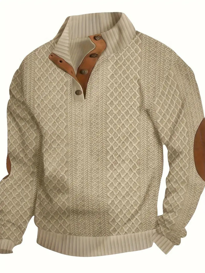 Élégant pull boutonné