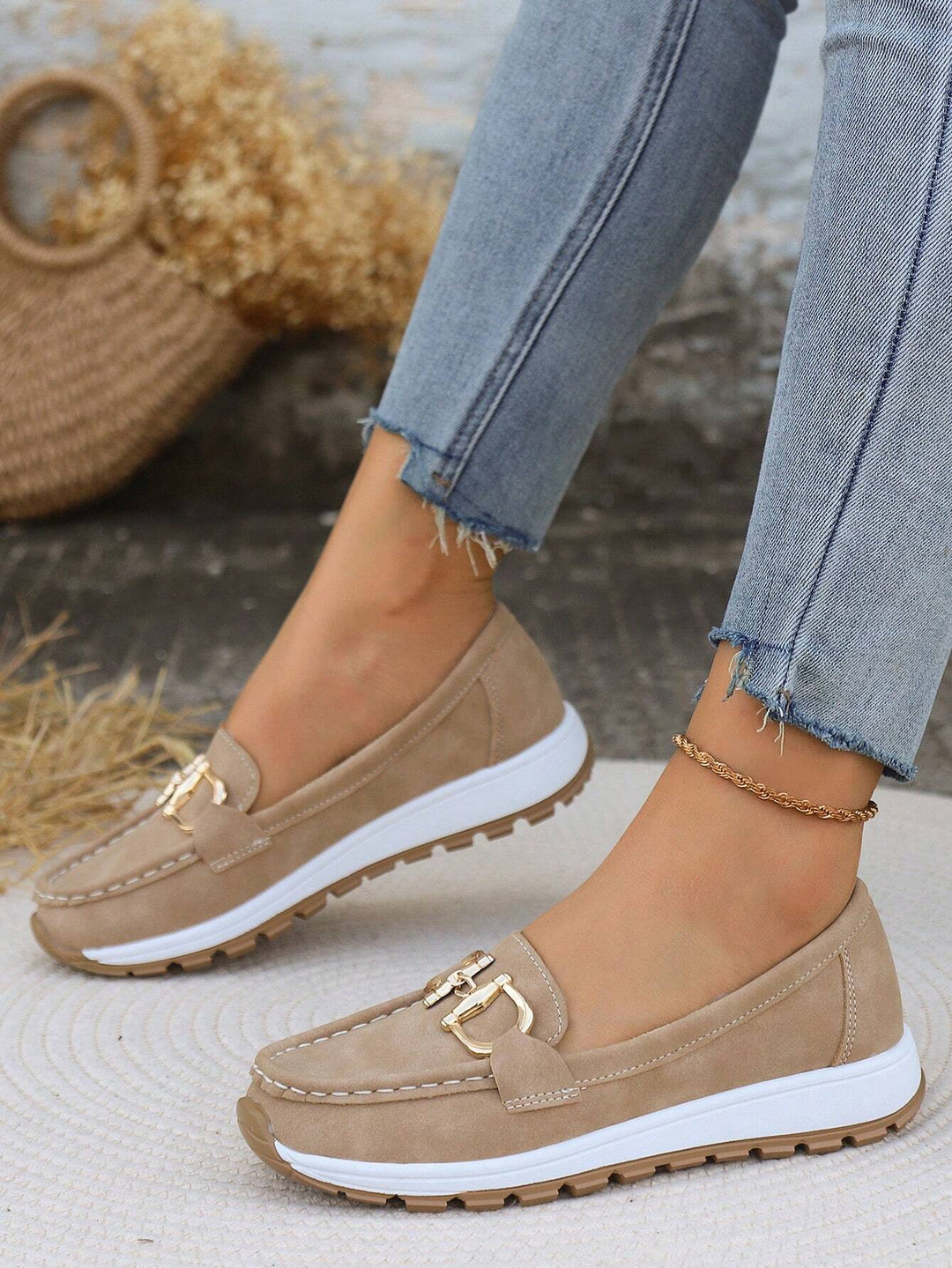 Daniela | Mocassins pour femme à plateforme et boucle
