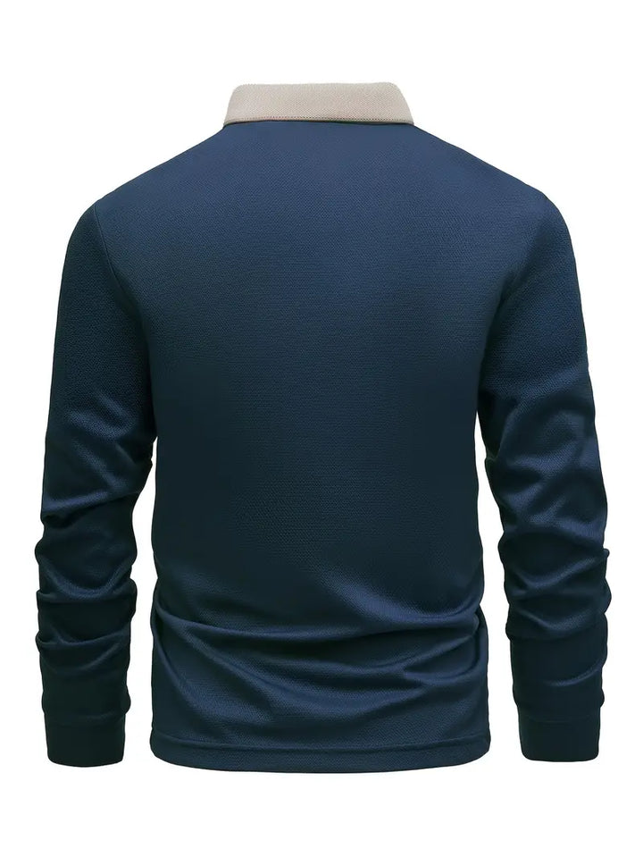 Leichter Polo-Pullover