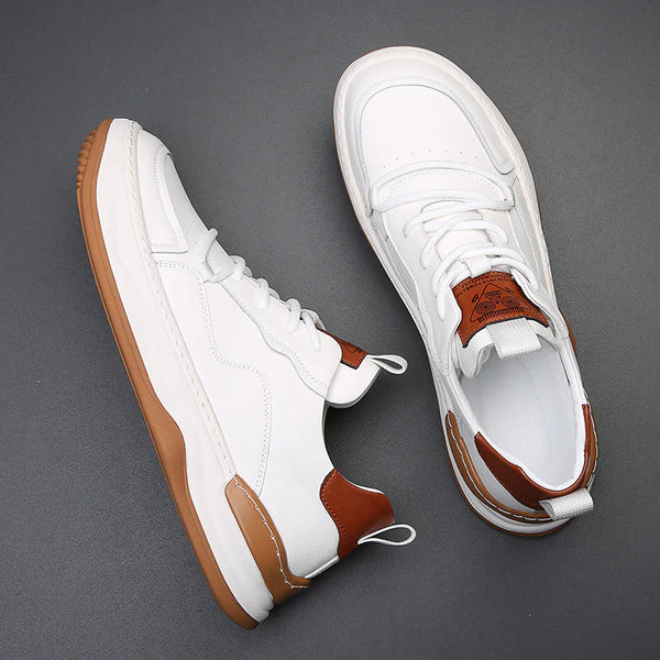 Scarpe in pelle con suola alta