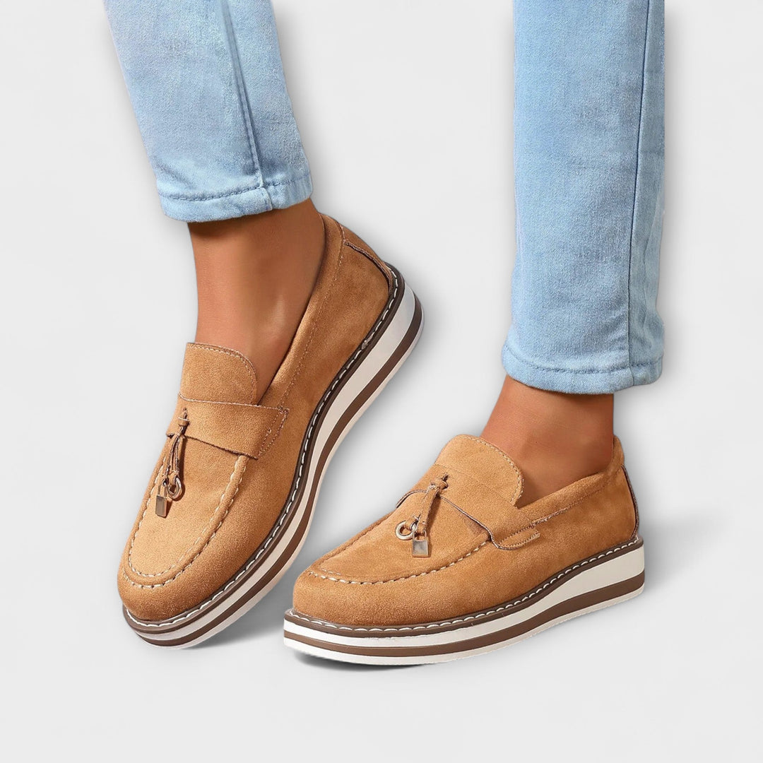 Halo – Mocassini casual con punta tonda
