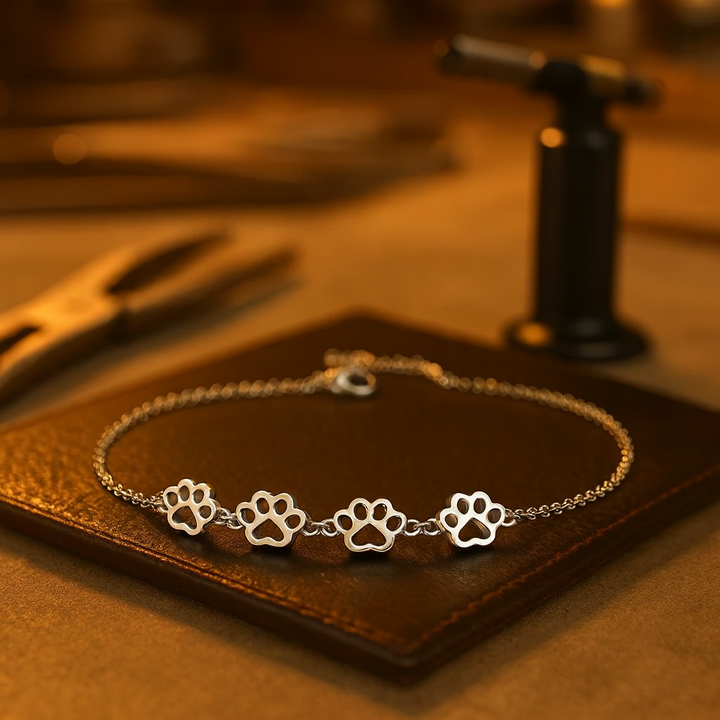 Bracciale con impronta di zampa – Misura regolabile