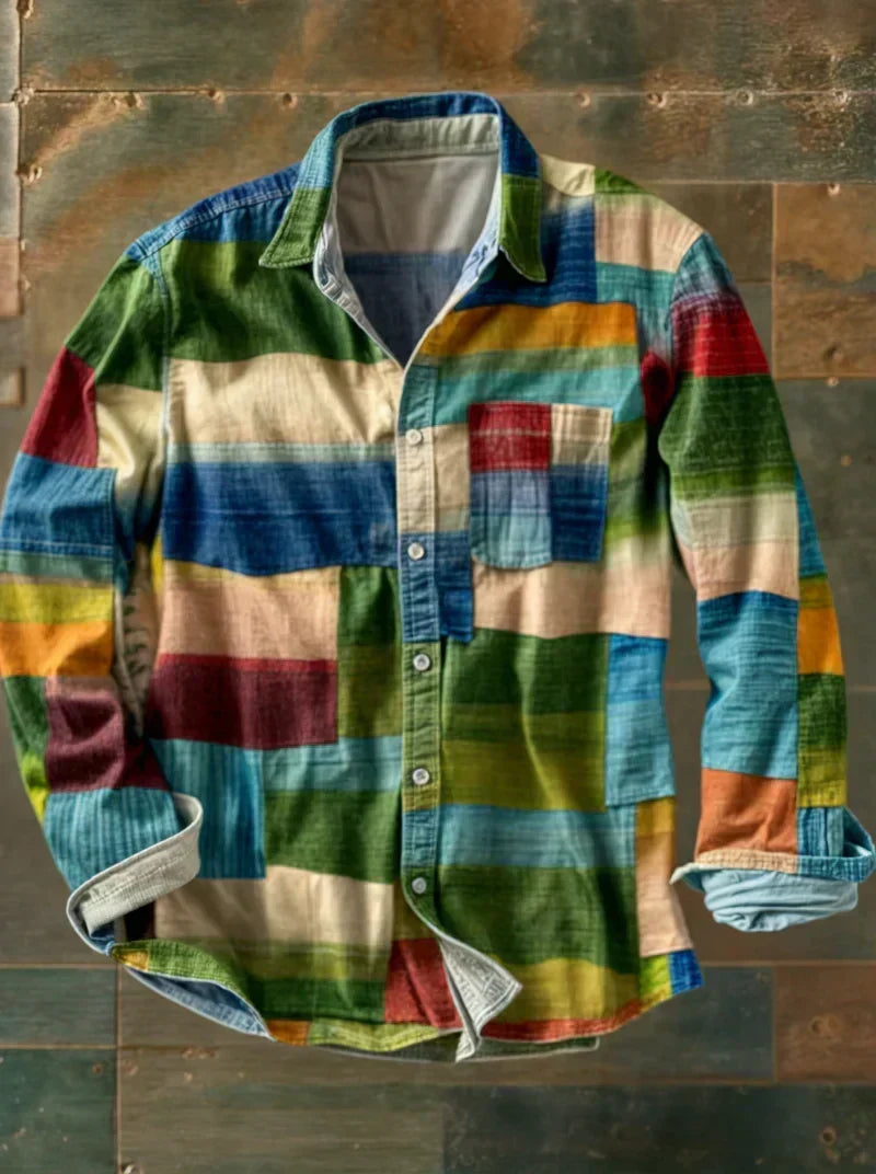 La chemise à patchwork Russel — Statement