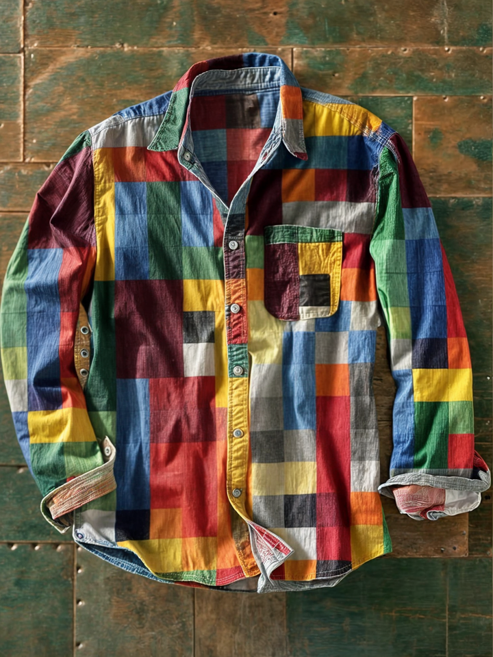 La chemise à patchwork Russel — Statement