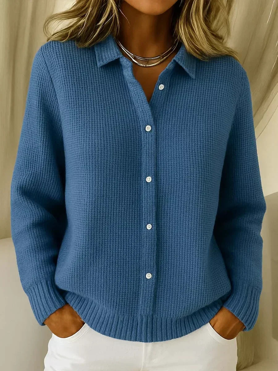 Katrina | Cardigan con bottoni a maglia strutturata