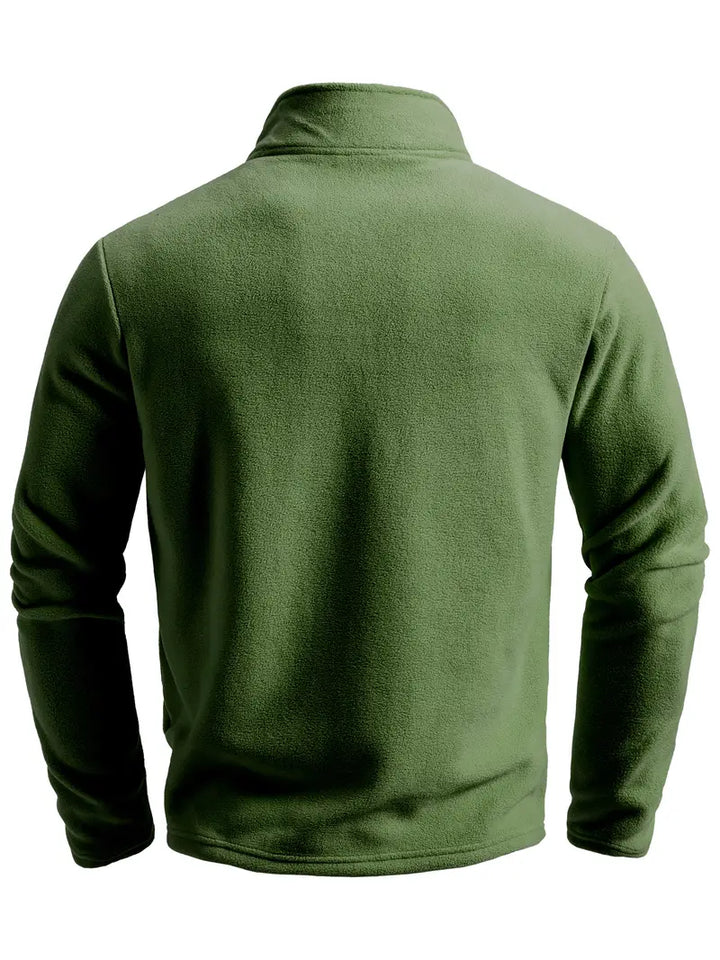 Pull-over à manches longues avec fermeture éclair