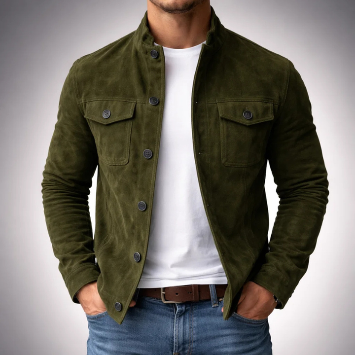 Andreas | Premium Wildleder-Bomberjacke