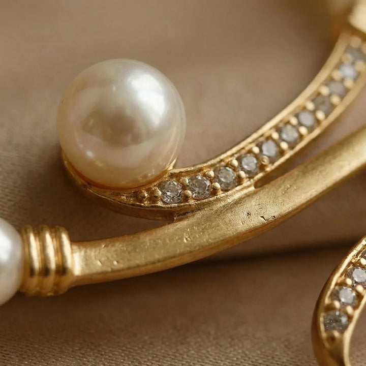 Élégante parure de bijoux avec perles