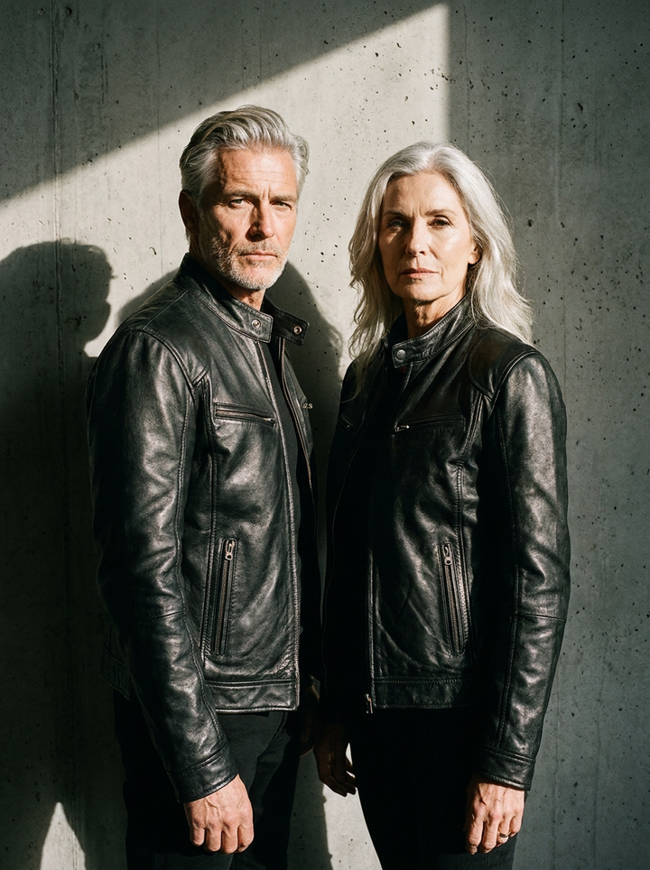 Harlan | Lässige Lederjacke