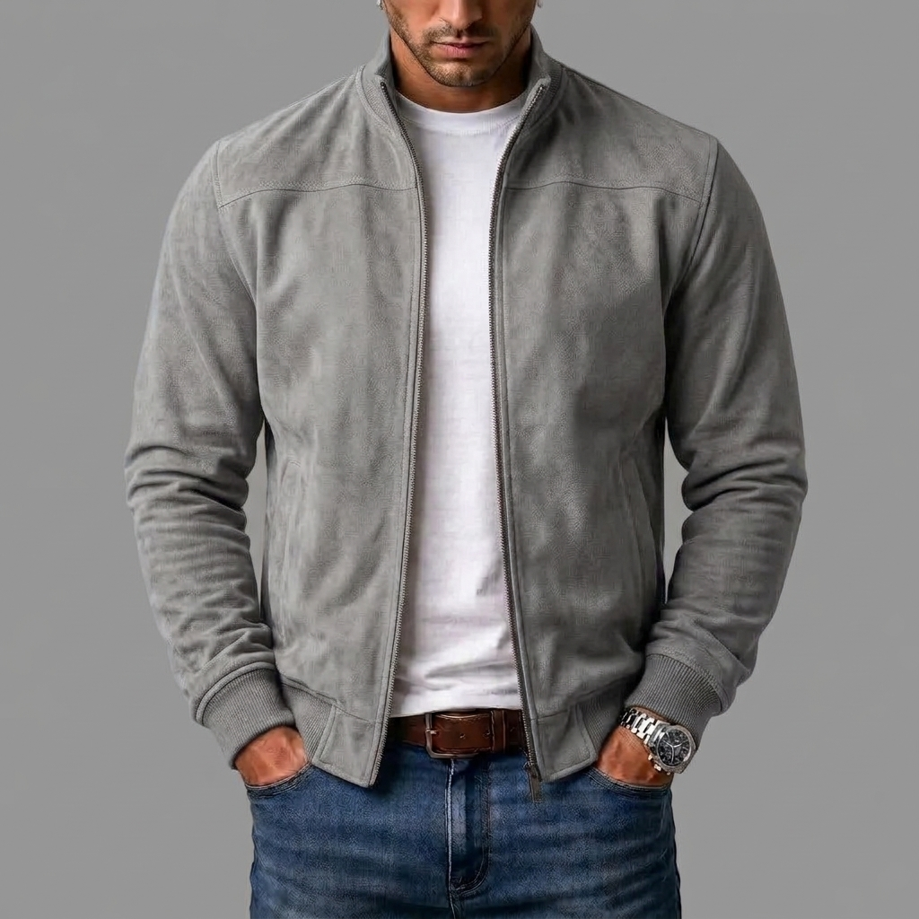 Dieter | Blouson en daim