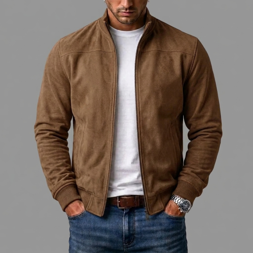 Dieter | Blouson en daim