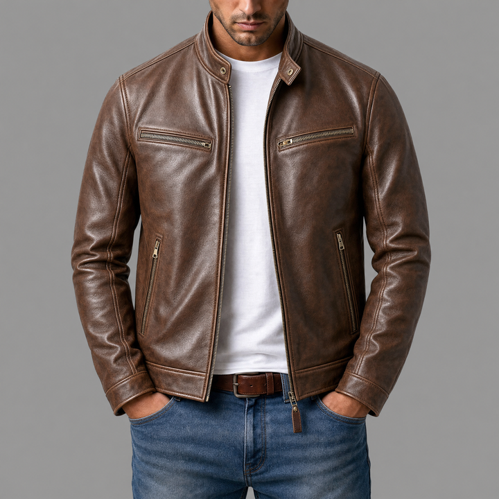 Martin | Vintage-Lederjacke