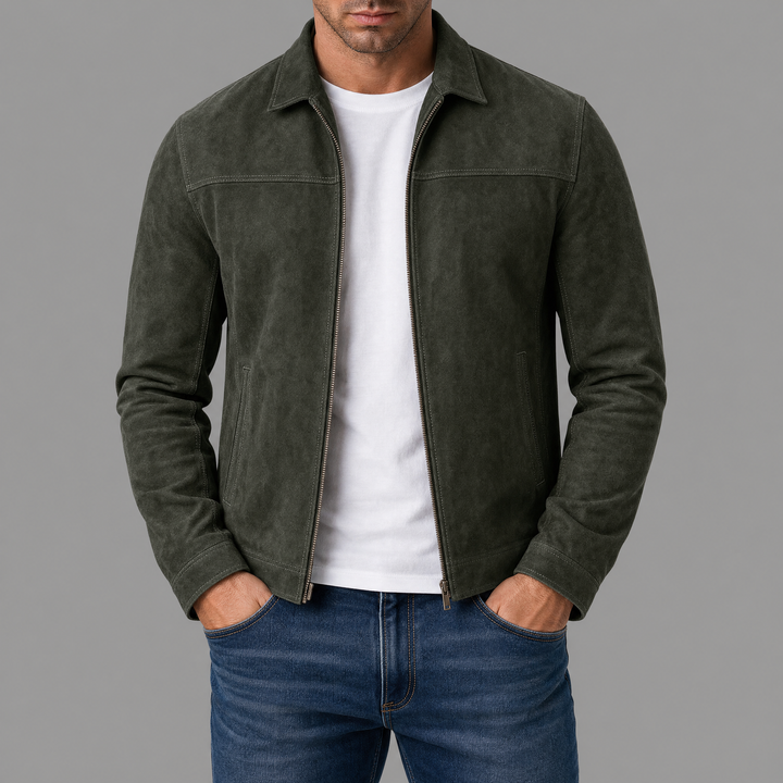 Karl | Leichte Jacke mit Stehkragen und Reißverschluss