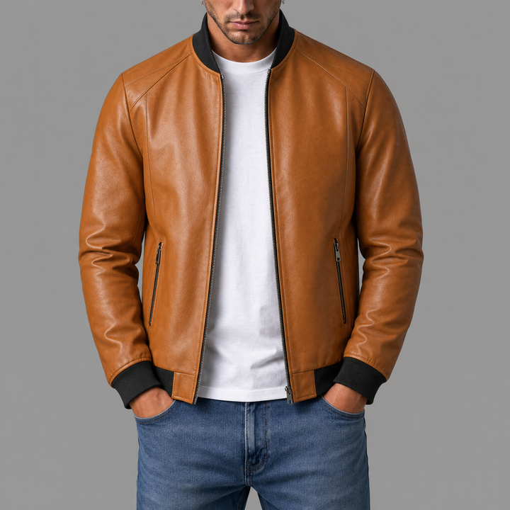Thomas | Bomberjacke aus Leder