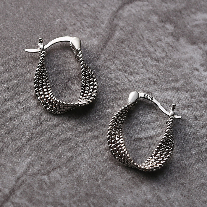 Orecchini asimmetrici chic in argento