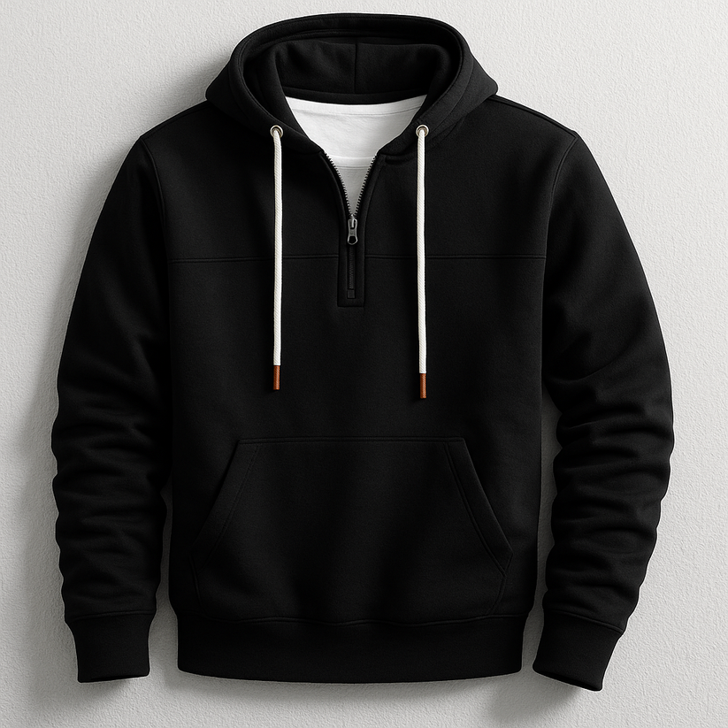 Eleganter Zip-Hoodie