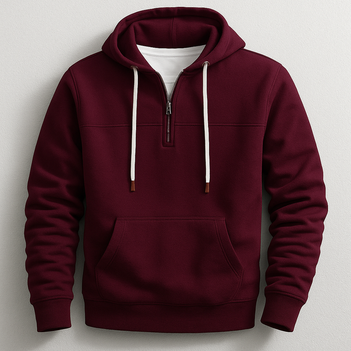 Eleganter Zip-Hoodie