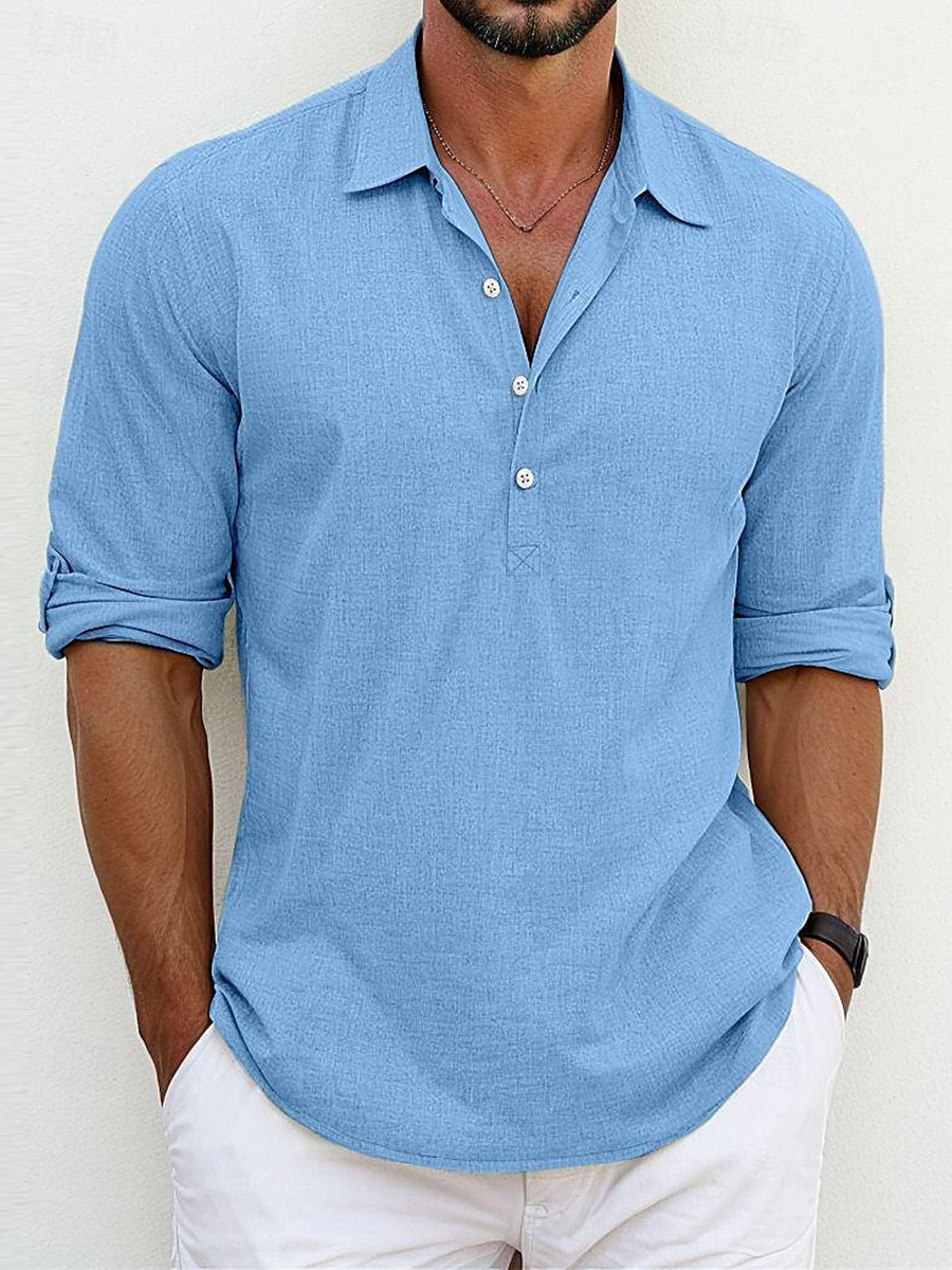 Chemise en lin premium