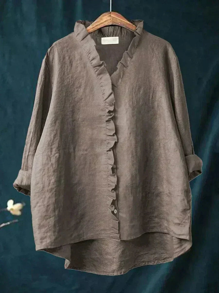 Eline | Elegante blusa estiva in lino