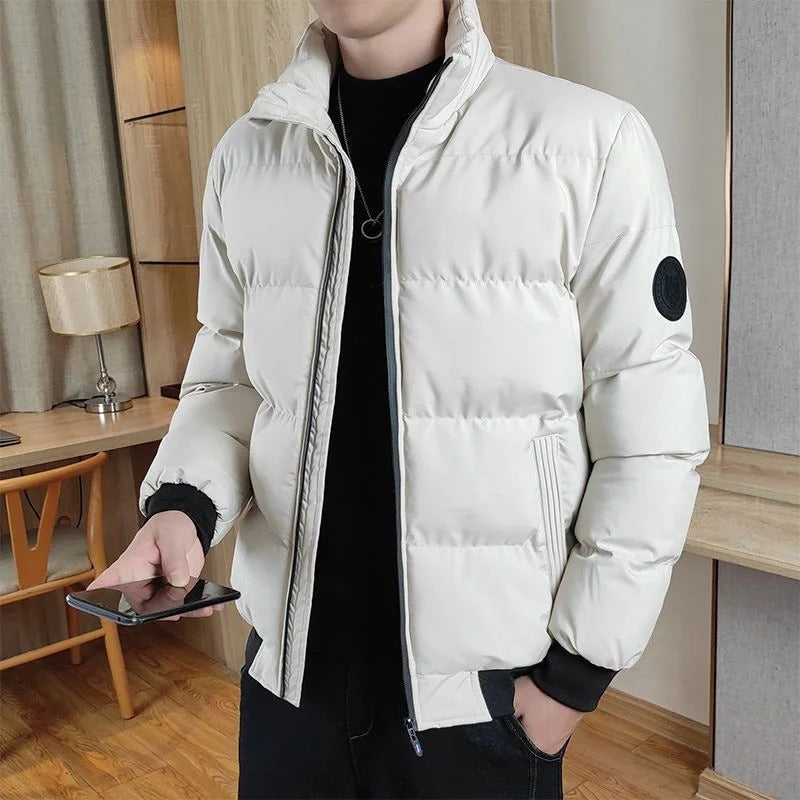 Elegante giacca da uomo antivento