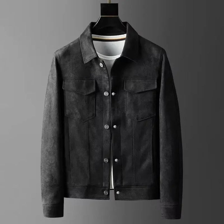 Peter | Elegante Lederoptik-Jacke