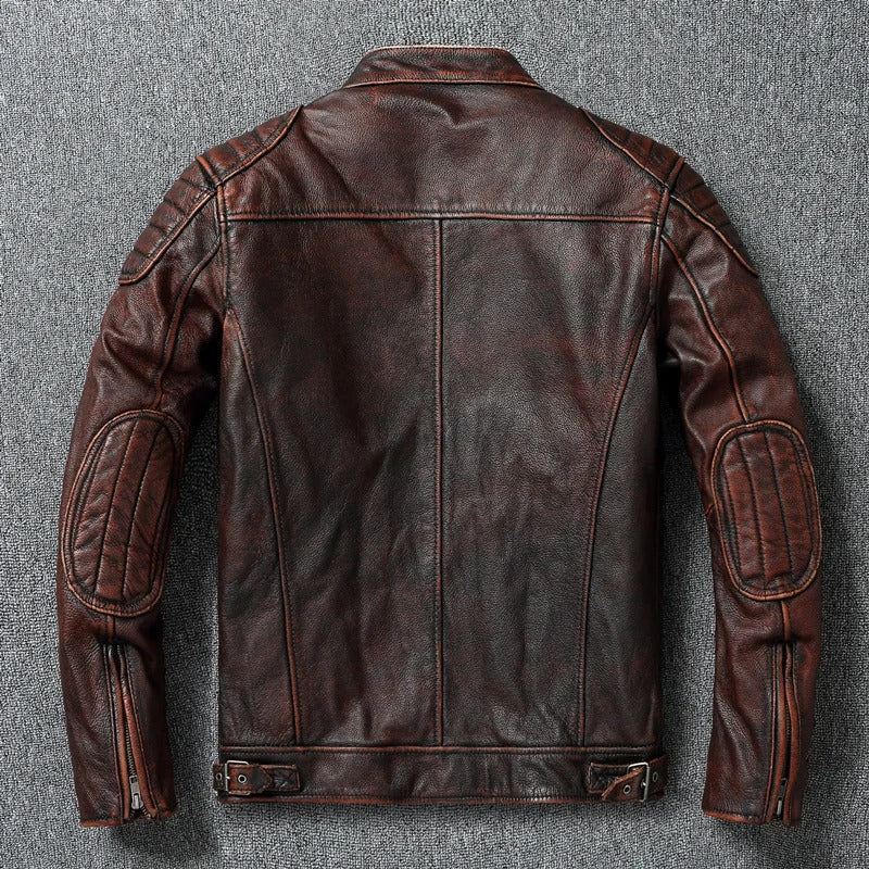 Vintage-Lederjacke