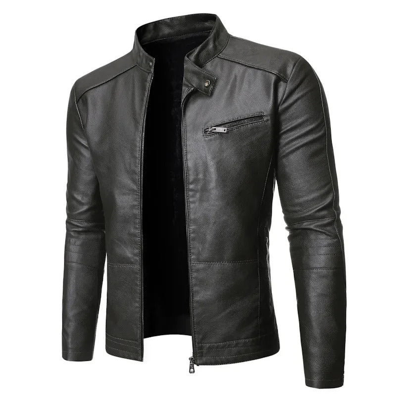 Elegante Lederjacke