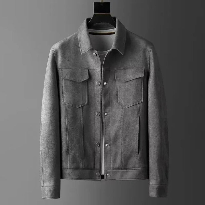 Peter | Elegante Lederoptik-Jacke