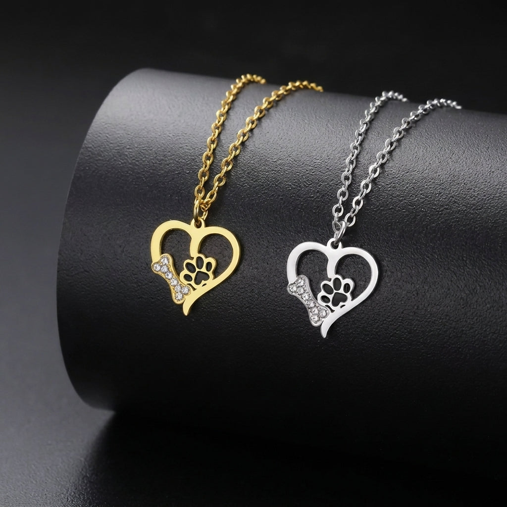 ZAMPA | Collier avec patte de chien