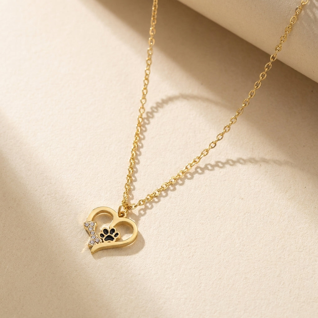 ZAMPA | Collier avec patte de chien