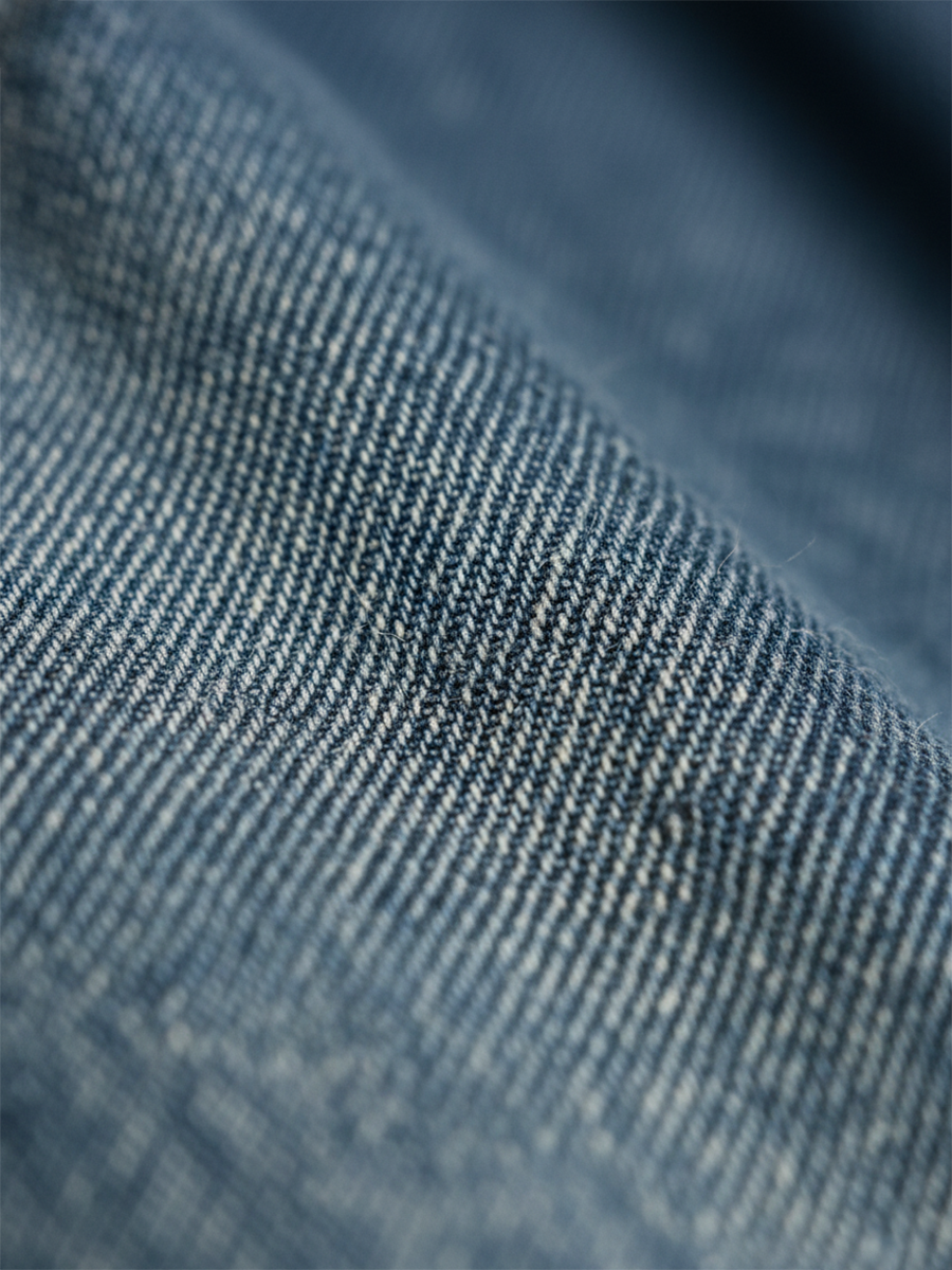 Karen | Vestito lungo in denim vintage con un morbido tocco di cotone