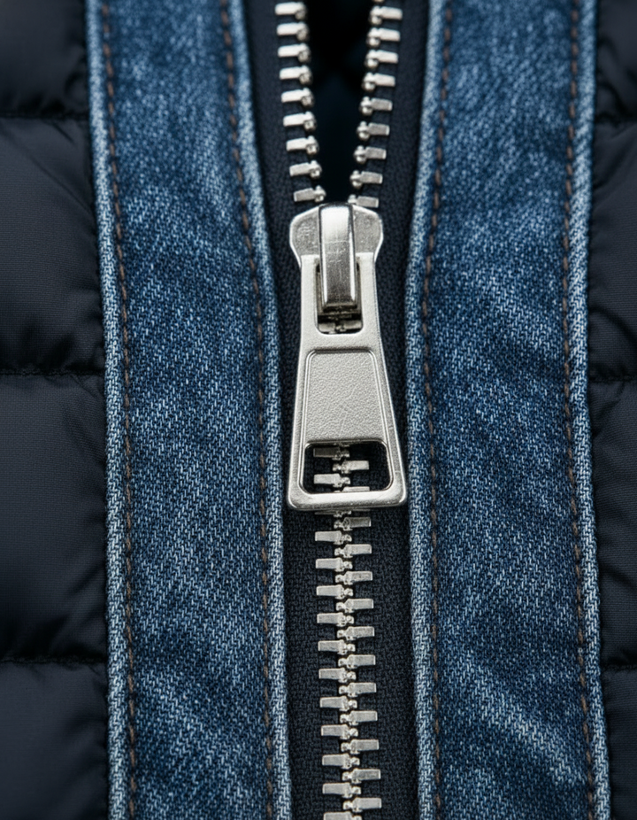 Rolf  | Jeansjacke mit Steppfutter