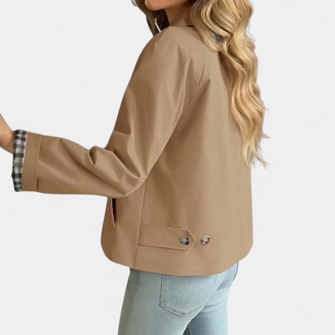 HARLOW | Coupe-vent trench-coat court et décontracté