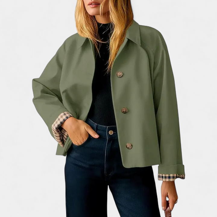 HARLOW | Coupe-vent trench-coat court et décontracté