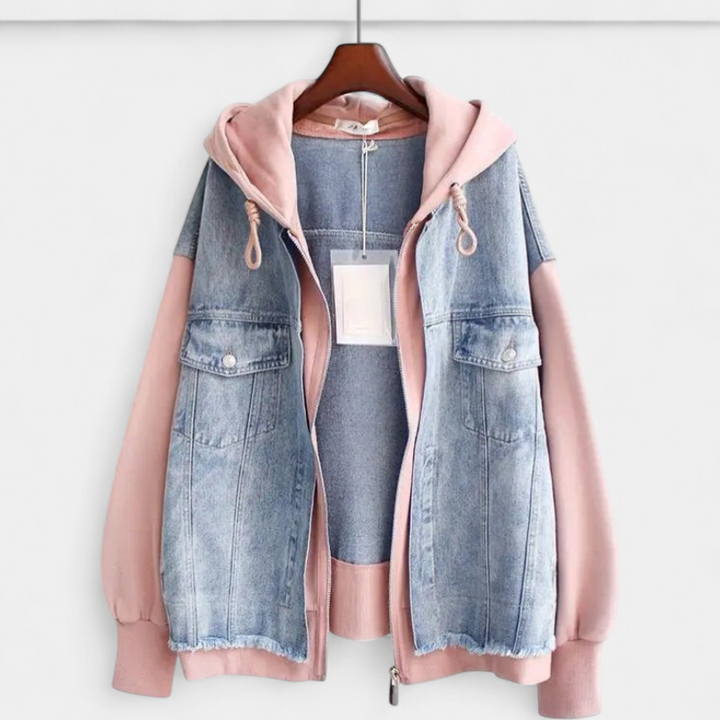 MIRA | Giacca di jeans bicolore