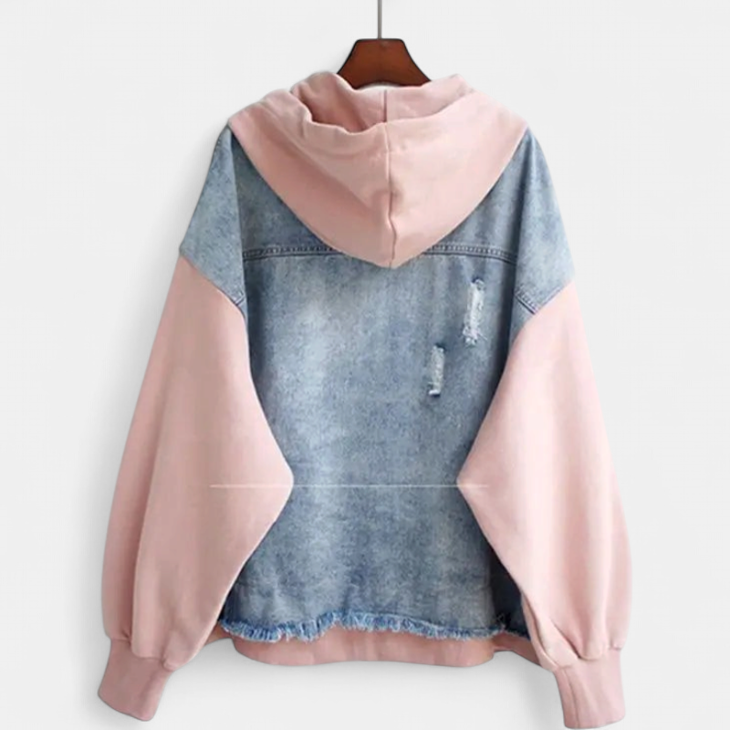 MIRA | Giacca di jeans bicolore