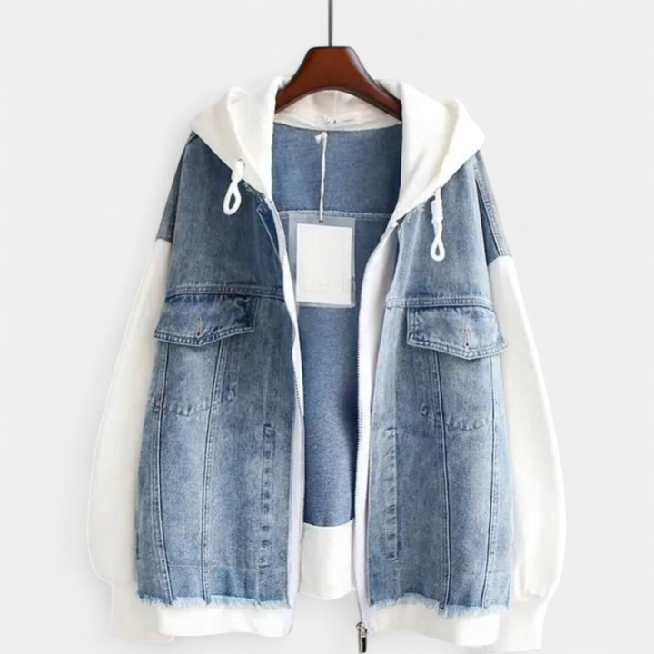 MIRA | Giacca di jeans bicolore
