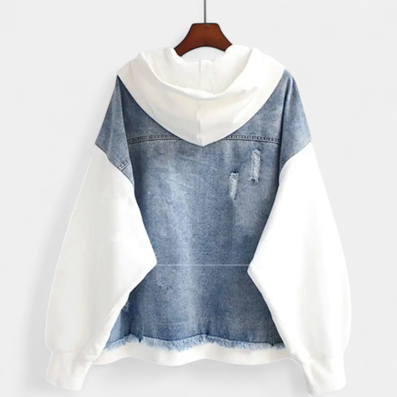 MIRA | Giacca di jeans bicolore