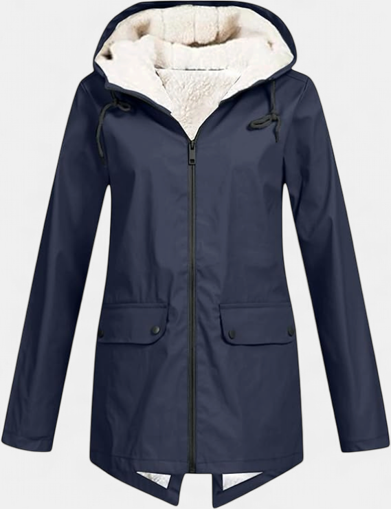 AMELIA | Sweat à capuche zippé en polaire douce